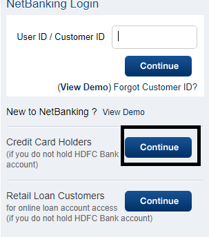 Hdfc Credit Card Login How To Pay Hdfc Bank Credit Card Bill
