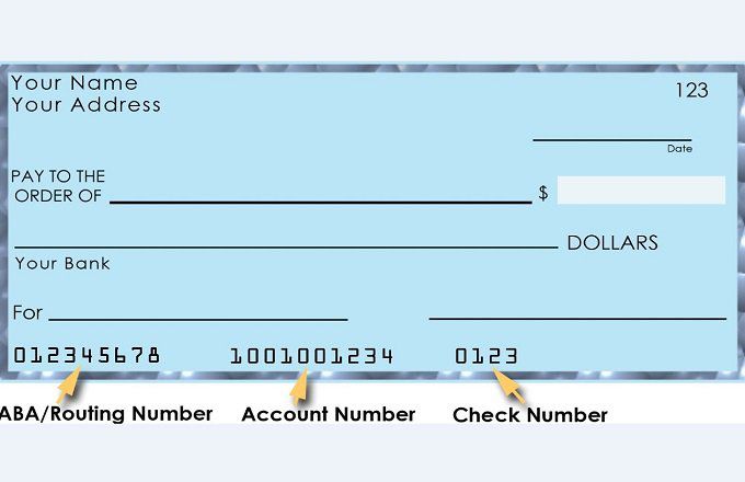 Where do i find the account number on a check Bank Account Number On Check Entrepreneur
