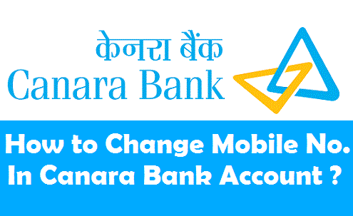 How to register or update mobile number in Canara bank?